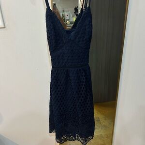 Blue Eyelet Abercrombie Dress w/ Adjustable Straps